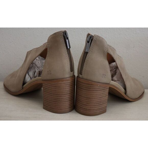 Lucky Brand Women's Sz 10M Dune/Beige Saimy Cutout Peep-Toe Dress Sandals - Picture 5 of 8